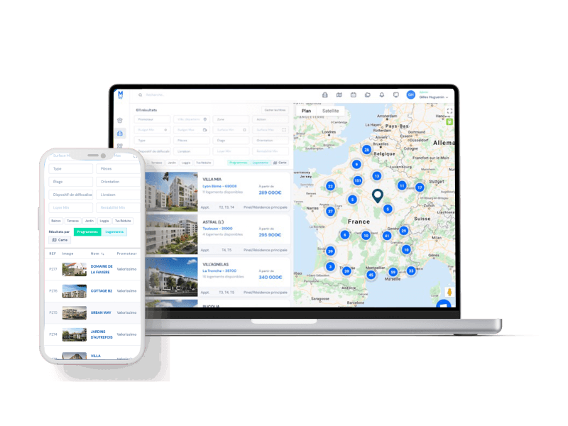 Miizy CRM stock immobilier